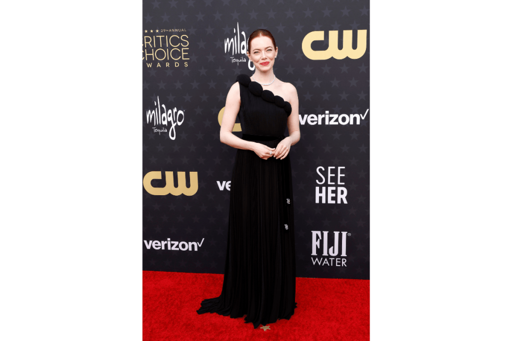 Emma Stone attends the 29th Annual Critics Choice Awards