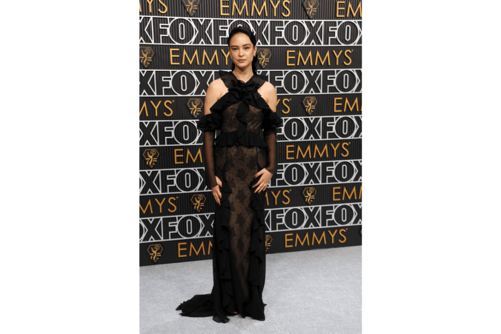 Courtney Eaton attends the 75th Primetime Emmy Awards