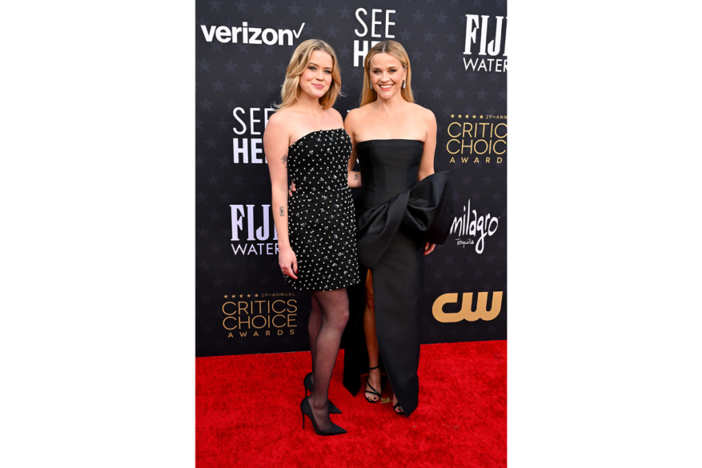 Ava Phillippe and Reese Witherspoon at The 29th Critics' Choice Awards