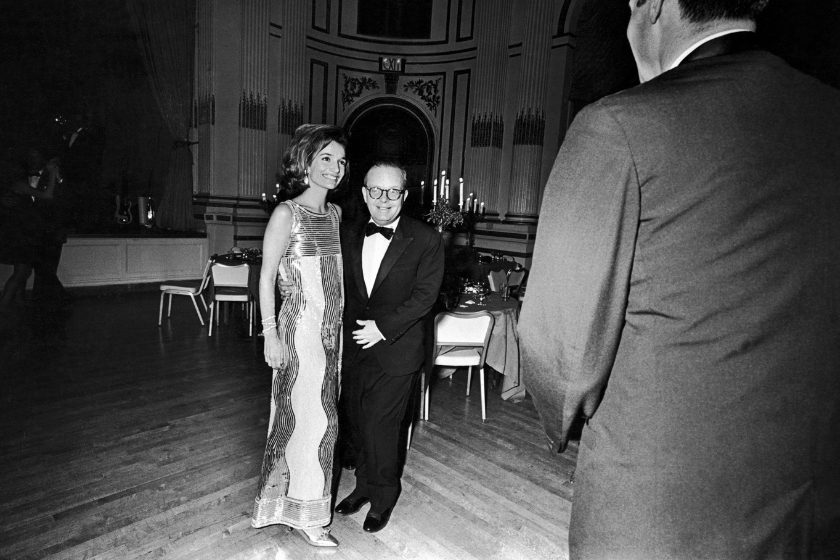 Lee Radziwill and Truman Capote in 1966.