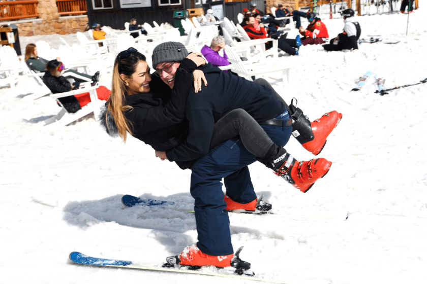 Ashley Cruger and Taylor Kinney attend Operation Smile's 10th Annual Park City Ski Challenge