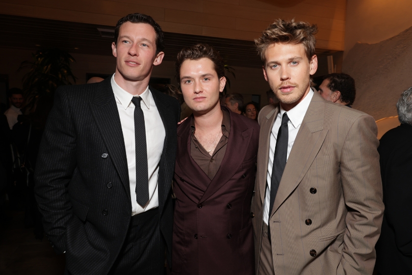 Callum Turner, Rafferty Law and Austin Butler celebrate the premiere of the Apple TV+ 