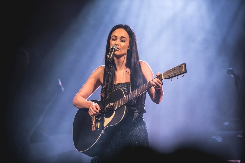 BERLIN, GERMANY - OCTOBER 17: American country singer and Grammy-winning artist Kacey Musgraves performs live on stage during a concert at the Columbia Theater on October 17, 2018 in Berlin, Germany. 