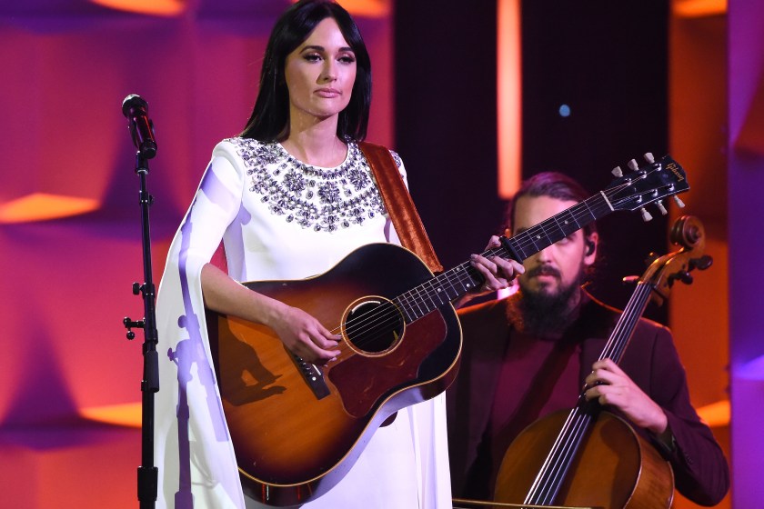 NEW YORK, NY - DECEMBER 06: Kacey Musgraves performs onstage at Billboard Women In Music 2018 on December 6, 2018 in New York City.