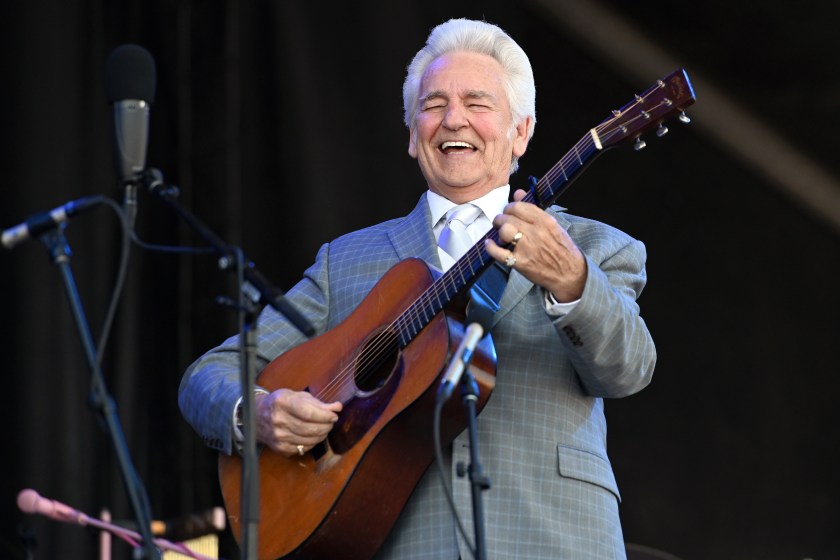 LOUISVILLE, KENTUCKY - SEPTEMBER 21: Del McCoury performs during the 2019 Bourbon & Beyond Music Festival at Highland Ground on September 21, 2019 in Louisville, Kentucky. 