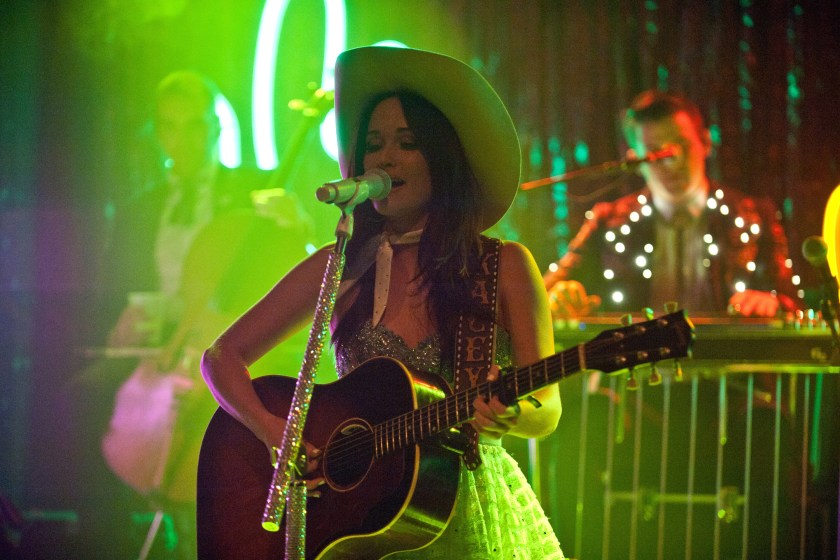 DENVER, CO - MAY 20: Kacey Musgraves is performing with her band at The Bluebird Theater in Denver, Colorado on May 20, 2016. 