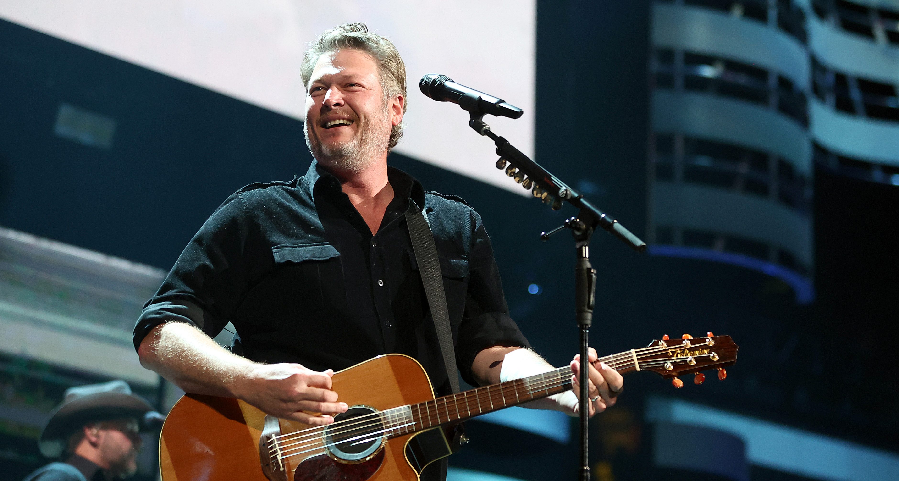 AUSTIN, TEXAS - OCTOBER 30: Blake Shelton performs onstage during the 2021 iHeartCountry Festival Presented By Capital One at The Frank Erwin Center on October 30, 2021 in Austin, Texas. Editorial Use Only.