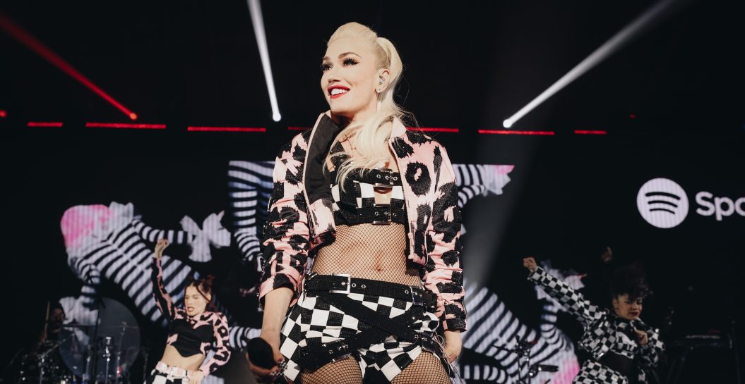 LOS ANGELES, CALIFORNIA - DECEMBER 14: Gwen Stefani performs onstage during Spotify Celebrates Wrapped with “A Totally Normal Party for 2021” featuring a special performance by Gwen Stefani on December 14, 2021 in Los Angeles, California.