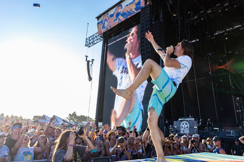 BROOKLYN, MICHIGAN - JULY 22: Jake Owen performs on day 1 of the Faster Horses Festival 2022 at Michigan International Speedway on July 22, 2022 in Brooklyn, Michigan. 