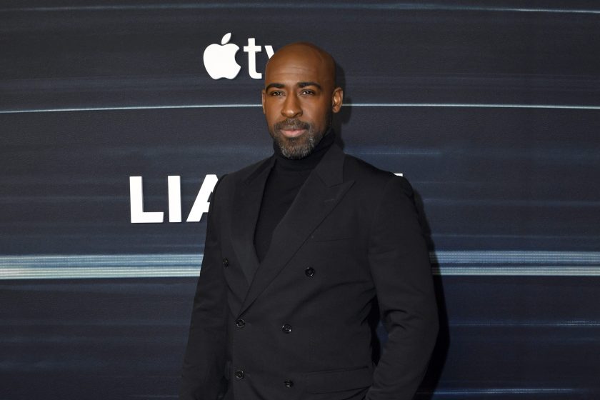 PARIS, FRANCE - FEBRUARY 12: Daniel Francis attends the Liaison Premiere at Cinema Publicis on February 12, 2023 in Paris, France. Liaison is available to stream from February 24, 2023 on Apple TV.