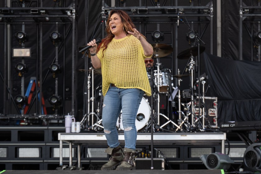 ATLANTIC CITY, NEW JERSEY - AUGUST 11: Jo Dee Messina performs during the 2023 Tidal Wave Fest on August 11, 2023 in Atlantic City, New Jersey.