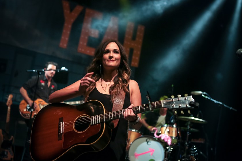 LONDON, UNITED KINGDOM - OCTOBER 13: Kacey Musgraves performs on stage at Shepherds Bush Empire on October 13, 2013 in London, England. 