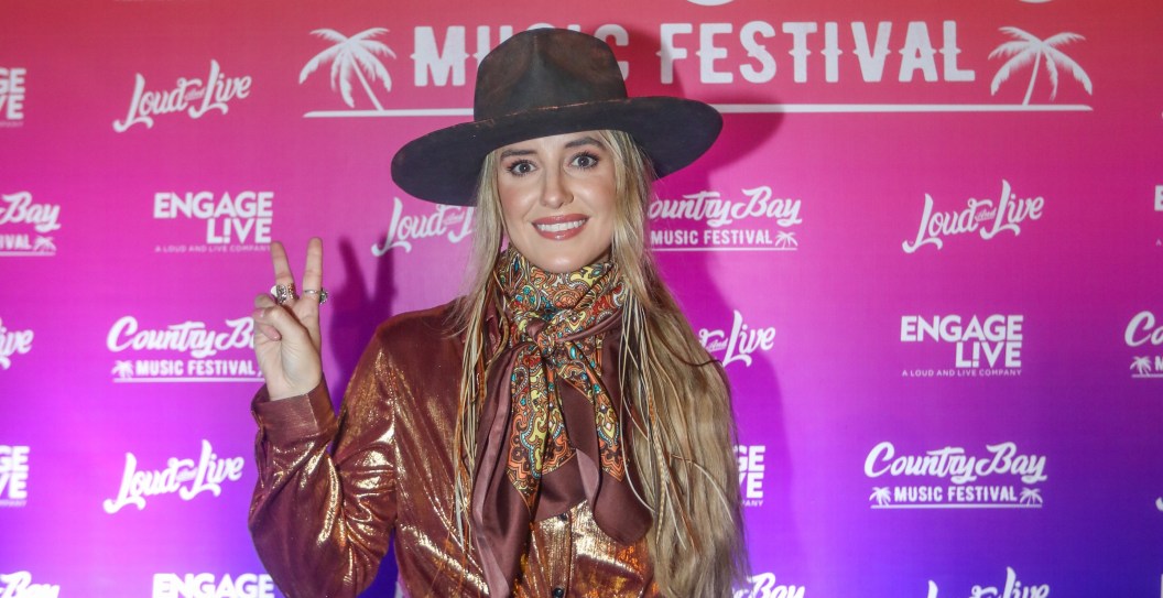 KEY BISCAYNE, FLORIDA - NOVEMBER 12: Lainey Wilson poses during Country Bay Music Festival at Miami Marine Stadium on November 12, 2023 in Key Biscayne, Florida.