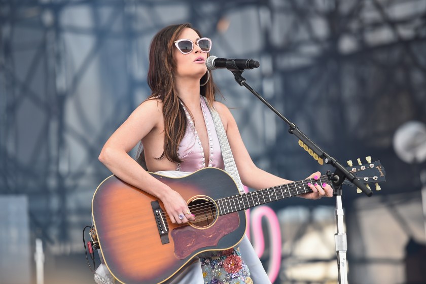 INDIANAPOLIS, IN - APRIL 05: Kacey Musgraves performs onstage during the Capital One JamFest at the NCAA March Madness Music Festival - Day 3 at White River State Park on April 5, 2015 in Indianapolis, Indiana. 