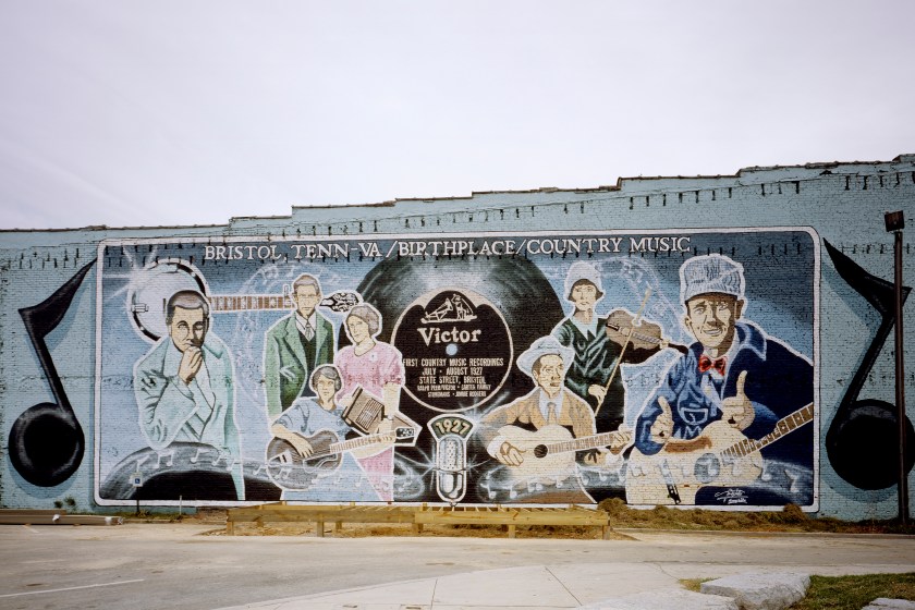 UNITED STATES - APRIL 15: Mural to Country Music in Bristol, Virginia