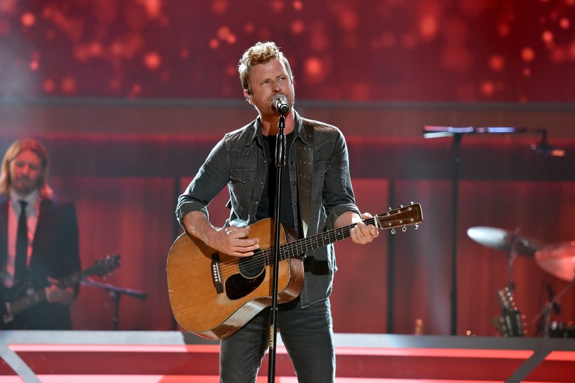 NASHVILLE, TN - AUGUST 30: Singer-songwriter Dierks Bentley performs onstage during the 10th Annual ACM Honors at the Ryman Auditorium on August 30, 2016 in Nashville, Tennessee.