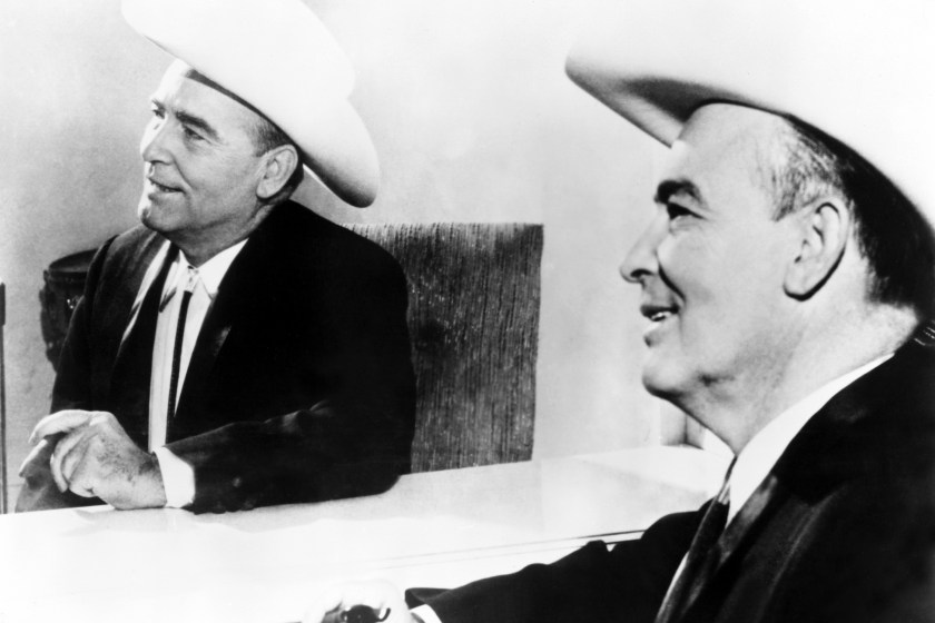 Country swing singer and songwriter Bob Wills poses for a portrait circa 1965.