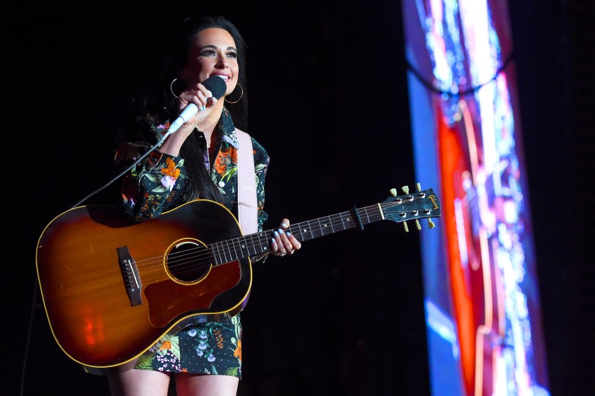 INDIO, CA - APRIL 28: Kacey Musgraves performs onstage during 2018 Stagecoach California's Country Music Festival at the Empire Polo Field on April 28, 2018 in Indio, California.