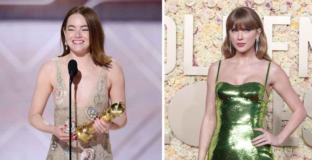 See Taylor Swift's Sweet Reaction to Emma Stone's Golden Globes Win See Taylor Swift's Sweet Reaction to Emma Stone's Golden Globes Win
