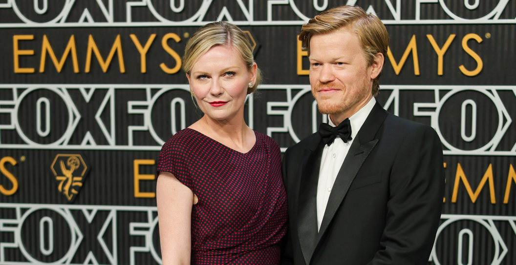(L-R) Kirsten Dunst and Jesse Plemons attend the 75th Primetime Emmy Awards at Peacock Theater on January 15, 2024 in Los Angeles, California. (Photo by Neilson Barnard/Getty Images)