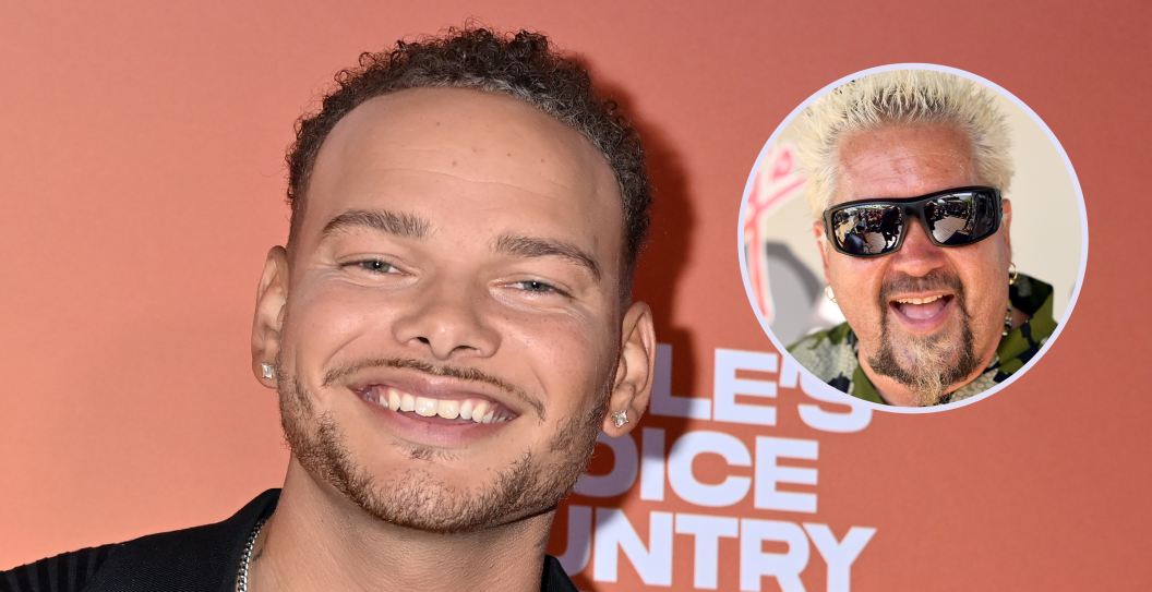 Kane Brown at the 2023 People's Choice Country Awards held at The Grand Ole Opry House on September 28, 2023 in Nashville, Tennessee and INDIO, CALIFORNIA - APRIL 26: Guy Fieri attends the 2019 Stagecoach Festival at Empire Polo Field on April 26, 2019 in Indio, California. (