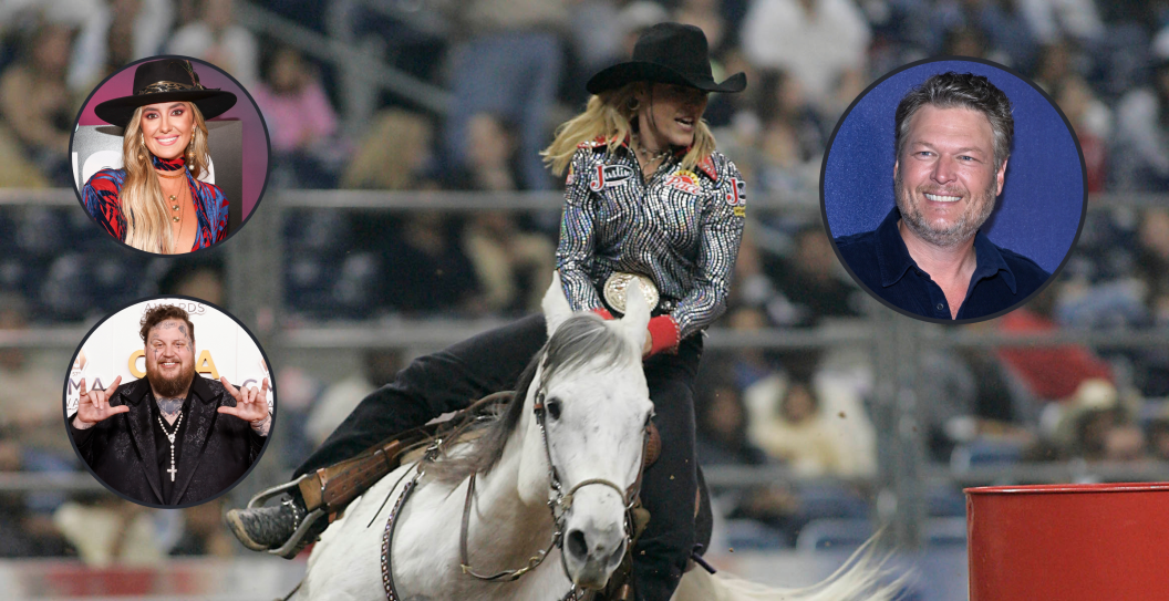 Kelly Kaminski makes a turn in the Barrel Racing event during Friday's Houston Livestock Show and Rodeo at Reliant Stadium in Houston, Texas March 4,2005. James Nielsen (Houston Chronicle) 2005 Houston Livestock Show and Rodeo, Lainey Wilson at the 2023 CMT Music Awards held at Moody Center on April 2, 2023 in Austin, Texas, NASHVILLE, TENNESSEE - NOVEMBER 08: EDITORIAL USE ONLY: Jelly Roll attends the 2023 CMA Awards at Bridgestone Arena on November 08, 2023 in Nashville, Tennessee and NEW YORK, NEW YORK - MAY 16: Blake Shelton attends the 2022 NBCUniversal Upfront at Mandarin Oriental Hotel on May 16, 2022 in New York City.