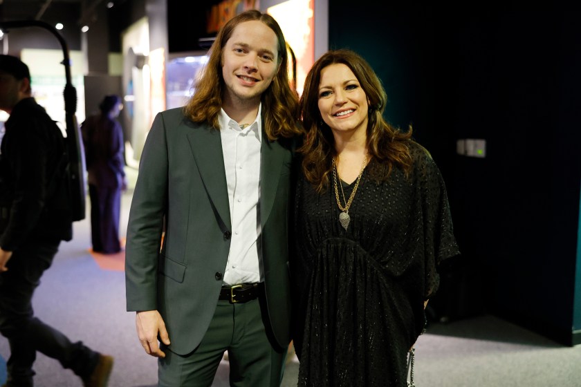 NASHVILLE, TENNESSEE - FEBRUARY 27: (L-R) Billy Strings and Martina McBride attend the opening of "American Currents: State of the Music" at Country Music Hall of Fame and Museum on February 27, 2024 in Nashville, Tennessee.
