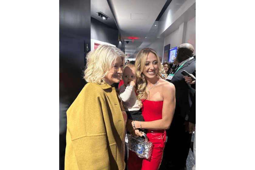 Martha Stewart and Brittany Mahomes 2024 Super Bowl