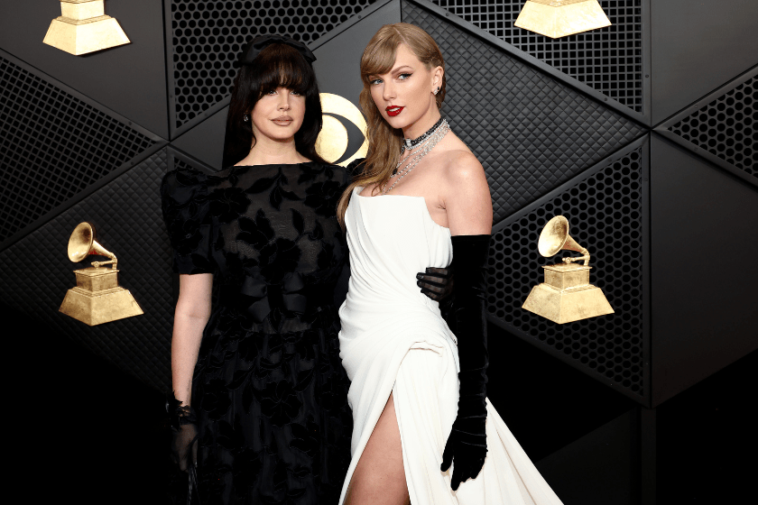 Lana Del Rey and Taylor Swift attends the 66th GRAMMY Awards