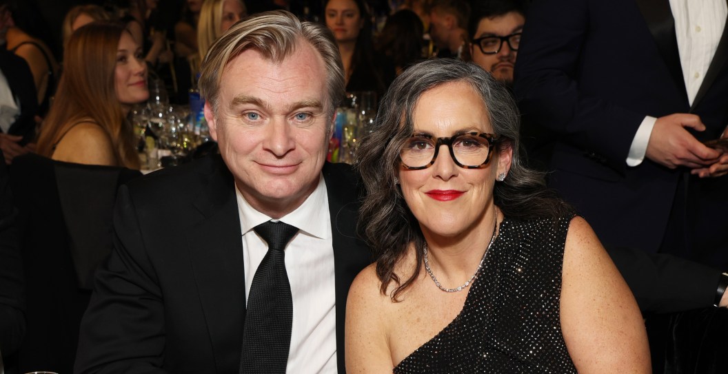 Christopher Nolan and Emma Thomas attend the 2024 Critics Choice Awards