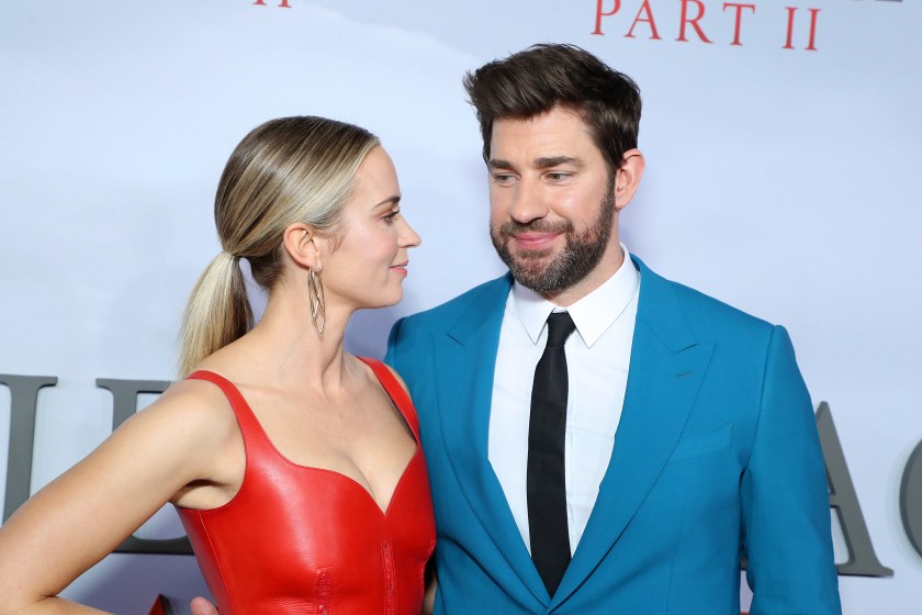 NEW YORK, NEW YORK - MARCH 08: Emily Blunt and John Krasinski attends the "A Quiet Place Part II" World Premiere at Rose Theater, Jazz at Lincoln Center on March 08, 2020 in New York City. 