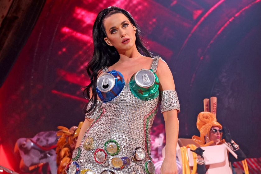 LAS VEGAS, NEVADA - DECEMBER 29: Katy Perry performs onstage during Katy Perry: PLAY Las Vegas Residency at Resorts World Las Vegas on December 29, 2021 in Las Vegas, Nevada.