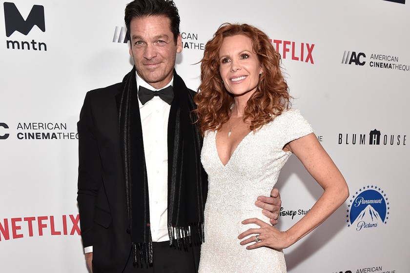 BEVERLY HILLS, CALIFORNIA - NOVEMBER 17: (L-R) Bart Johnson and Robyn Lively attend the 36th Annual American Cinematheque Award Ceremony honoring Ryan Reynolds at The Beverly Hilton on November 17, 2022 in Beverly Hills, California.