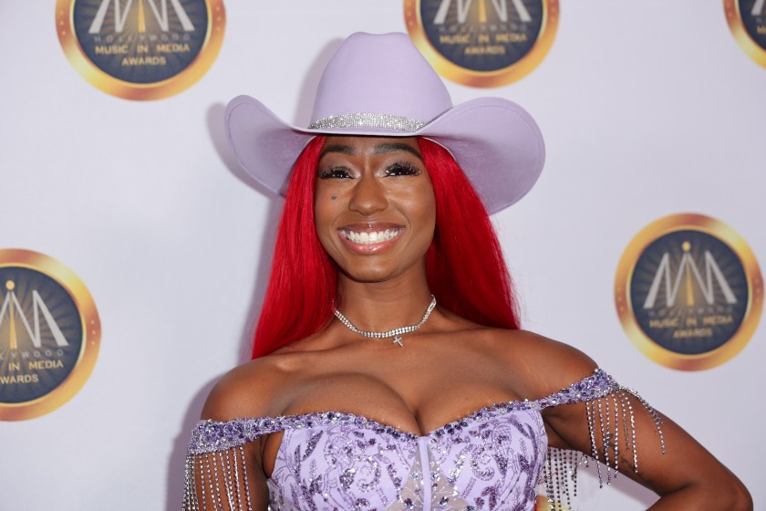 LOS ANGELES, CALIFORNIA - NOVEMBER 15: Reyna Roberts attends the 14th Annual Hollywood Music in Media Awards at Avalon Hollywood & Bardot on November 15, 2023 in Los Angeles, California. (