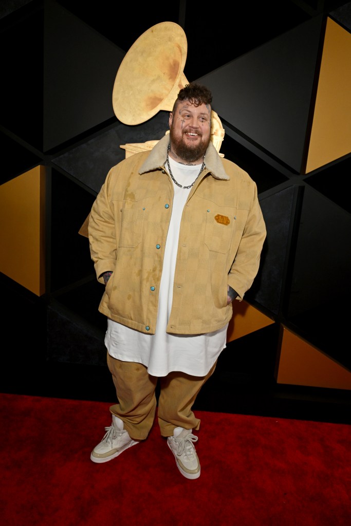 LOS ANGELES, CALIFORNIA - FEBRUARY 04: Jelly Roll attends the 66th GRAMMY Awards at Crypto.com Arena on February 04, 2024 in Los Angeles, California.
