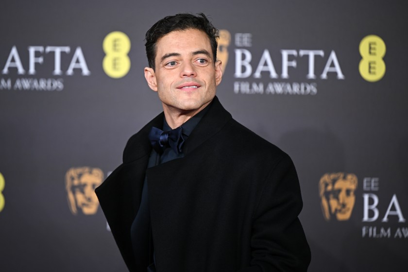 LONDON, ENGLAND - FEBRUARY 18: Rami Malek attends the 2024 EE BAFTA Film Awards at The Royal Festival Hall on February 18, 2024 in London, England. 