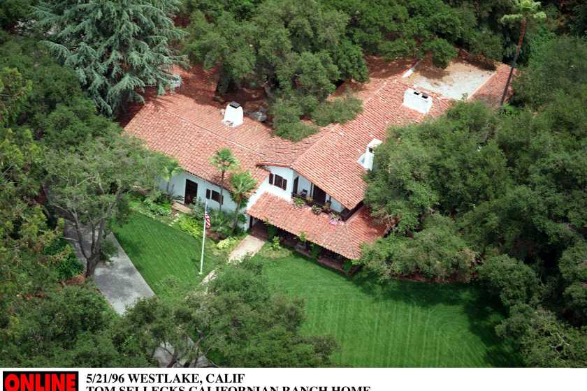 5/21/95 Westlake, Calif. The Ranch Home Of Actor Tom Selleck