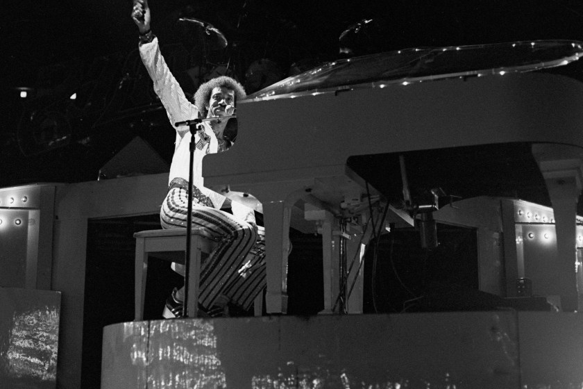 ATLANTA - August 8: Commodores with Lionel Richie perform at The Omni Coliseum in Atlanta Georgia. August 8, 1980