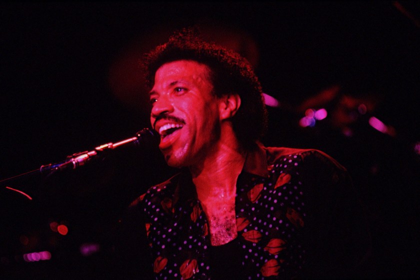 American singer and songwriter Lionel Richie on stage at the Cigale, in Paris.