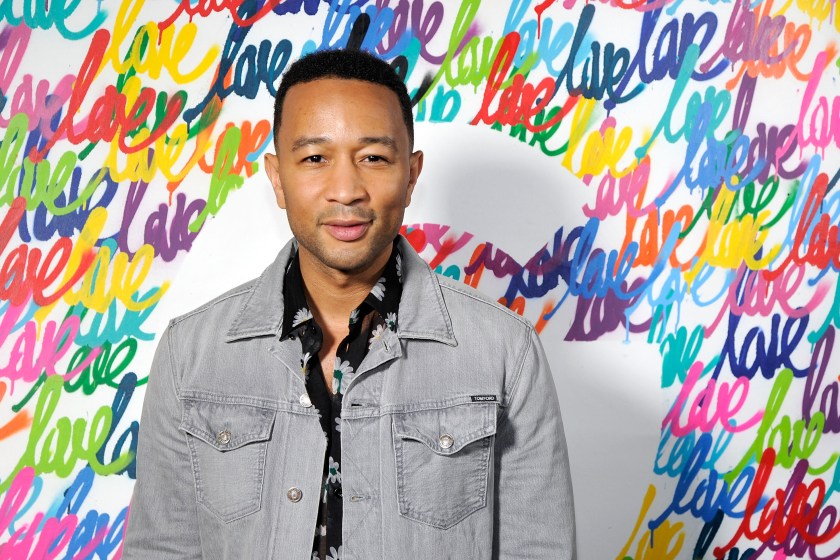 LOS ANGELES, CA - APRIL 05: John Legend attends the John Legend and Google premiere of his new music video 'A Good Night,' filmed entirely on Google Pixel 2 on April 5, 2018 in Los Angeles, California. 