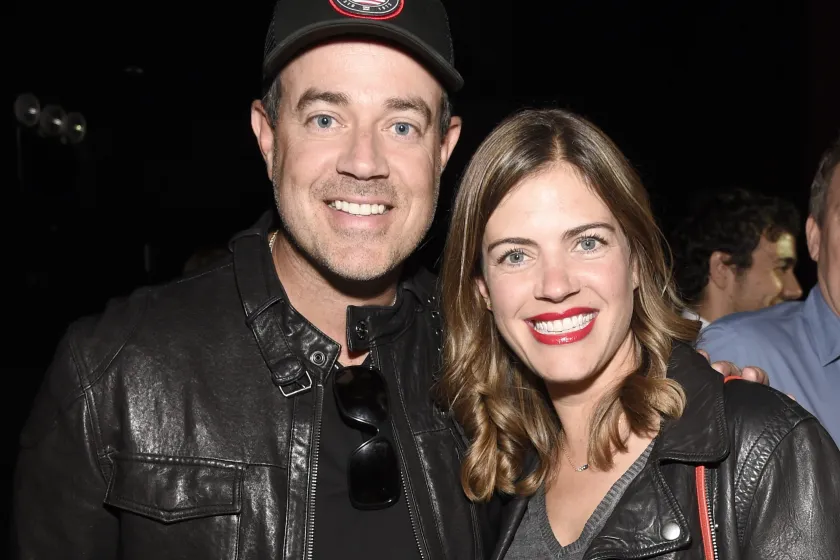 NEW YORK, NY - JUNE 11: Carson Daly and Siri Pinter attend SiriusXM's private concert with U2 at The Apollo Theater as the band takes a one night detour fromÊthe eXPERIENCEÊ+ iNNOCENCE Tour 2018 on June 11, 2018 in New York City. 