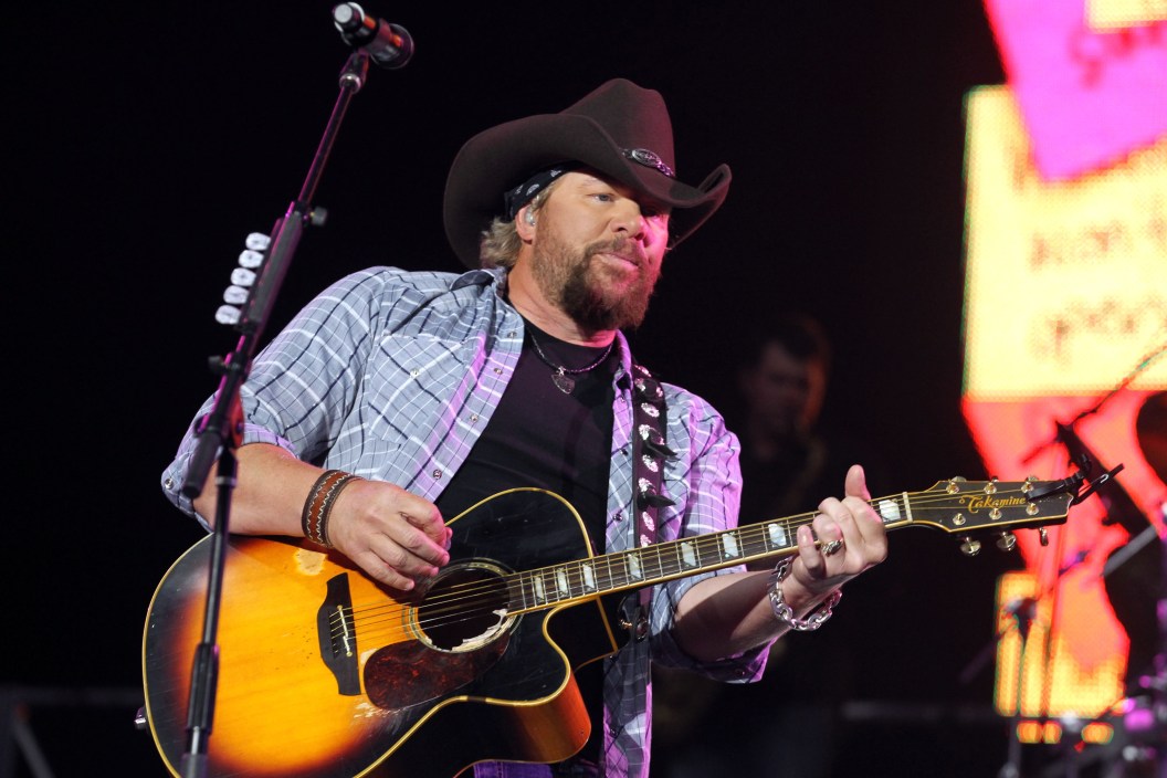 INDIO, CA - APRIL 25: Musician Toby Keith performs during day 2 of Stagecoach: California's Country Music Festival 2010 held at The Empire Polo Club on April 25, 2010 in Indio, California.