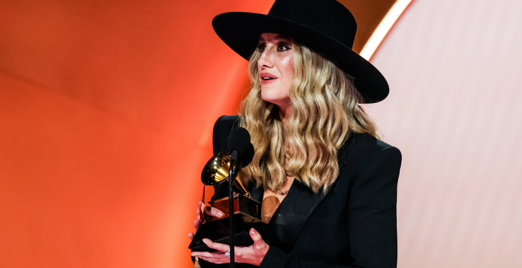 Lainey Wilson accepts the Best Country Album award for "Bell Bottom Country" during the 66th GRAMMY Awards on February 04, 2024 in Los Angeles, California.