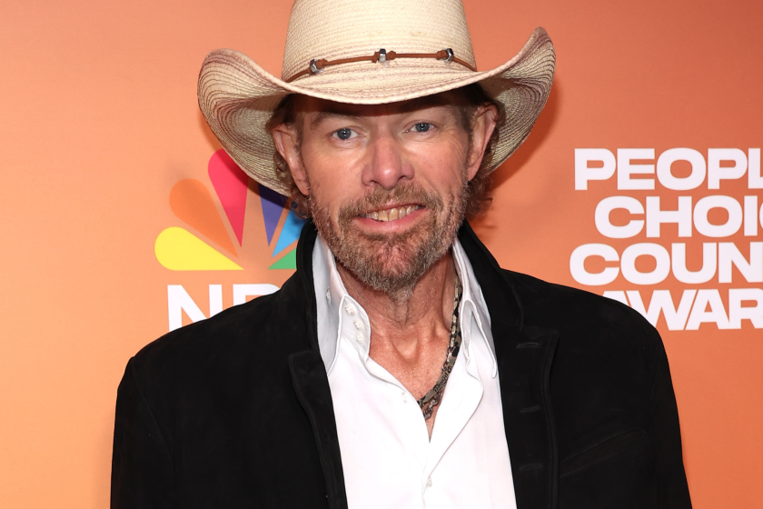 Toby Keith attends the 2023 People's Choice Country Awards at The Grand Ole Opry on September 28, 2023 in Nashville, Tennessee.