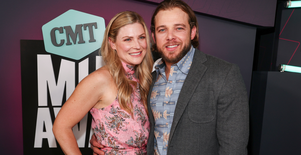 Lexi Murphy and Max Thieriot at the 2023 CMT Music Awards held at Moody Center on April 2, 2023 in Austin, Texas.