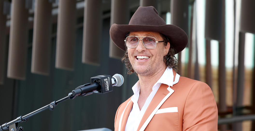 University of Texas Minister of Culture Matthew McConaughey attends the ribbon cutting ceremony for University of Texas at Austin's new multi purpose arena at Moody Center on April 19, 2022 in Austin, Texas.