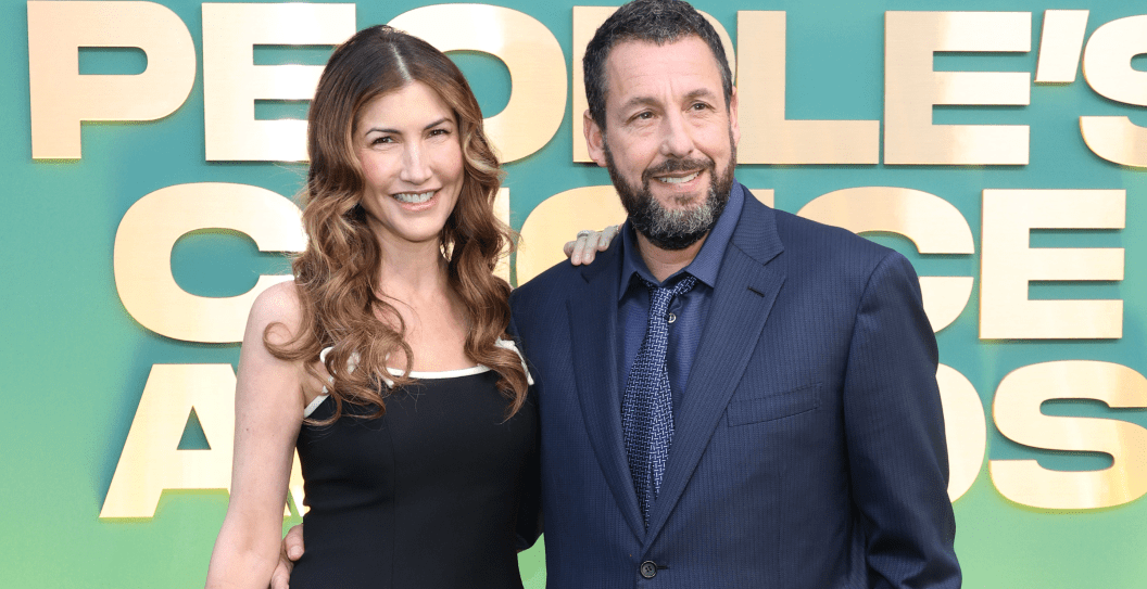 ackie Sandler and Adam Sandler attend the 2024 People's Choice Awards at Barker Hangar on February 18, 2024 in Santa Monica, California.