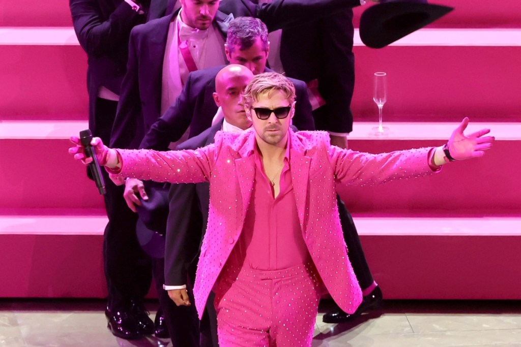 Ryan Gosling performing "I'm Just Ken" 2024 Oscars