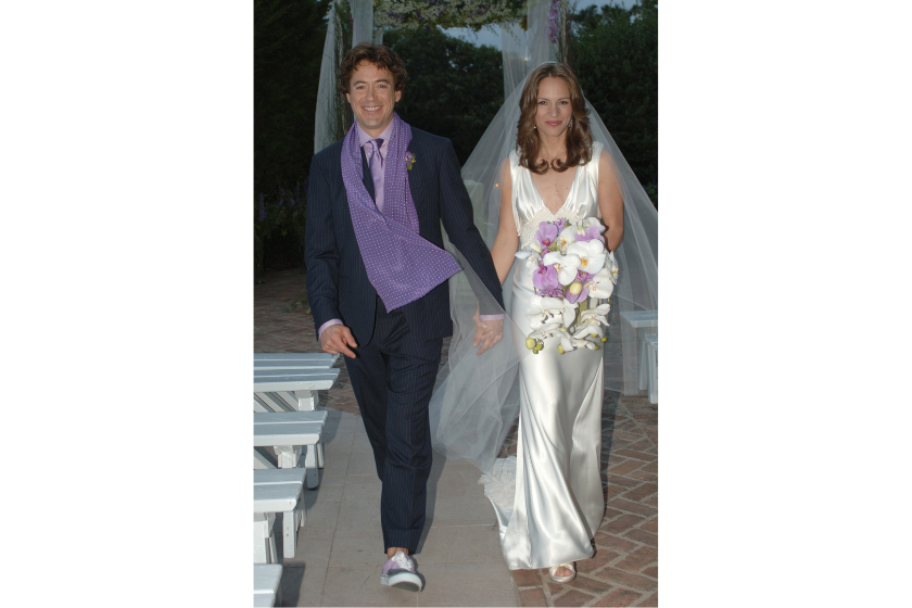 Robert Downey Jr. Susan Downey wedding photo