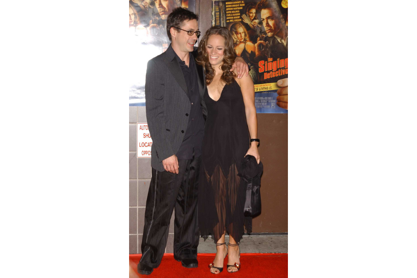 Robert Downey Jr. Susan Downey first red carpet appearance 2003